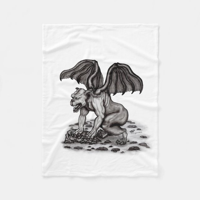 Cobertor De Velo Golem Gargoyle (Frente)