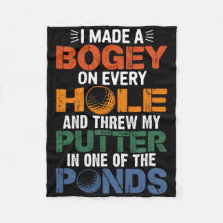 Cobertor De Velo Golf Players I Made A Hole One Outdoor Sports 