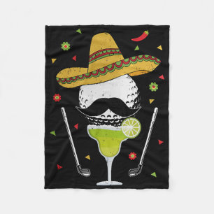 Cobertor De Velo Golfe Cinco De Mayo Com Sombrero E Margarita