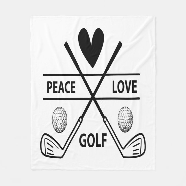 COBERTOR DE VELO GOLFE DE AMOR DE PAZ (Frente)
