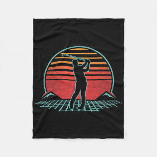 Cobertor De Velo Golfe Retro Vintage Estilo Anos 70 80 Golfer Jogad