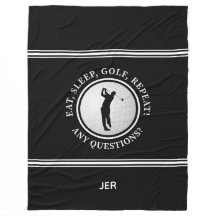 Golfeiro Esportes Modernos Monograma Golf Pro Pret