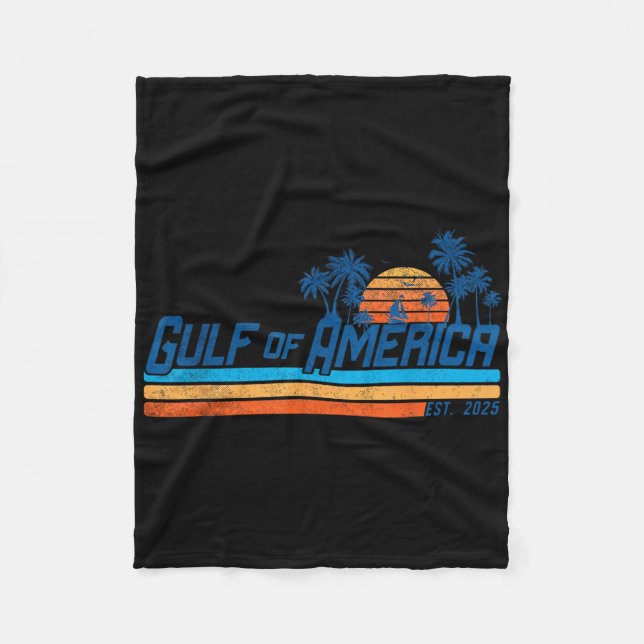 Cobertor De Velo Golfo De Bandeira Americano 2025 (Frente)