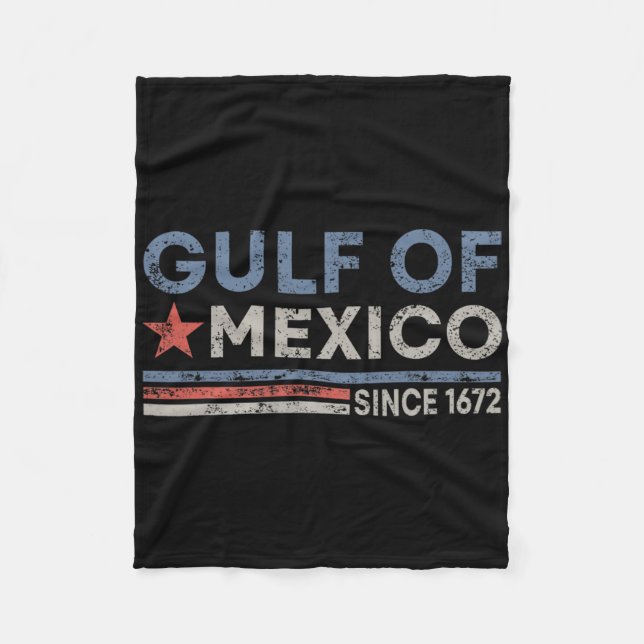 Cobertor De Velo Golfo Do México Desde 1672 - Golfo Do México (Frente)