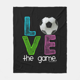 Cobertor De Velo Golly meninas: Futebol - ame o jogo