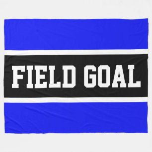 Cobertor De Velo GOLPE DE CAMPO Esportivo Preto Branco Azul Real Li