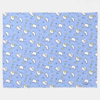 Cobertor De Velo Goodnight Westies KiniArt Fleece Blanket