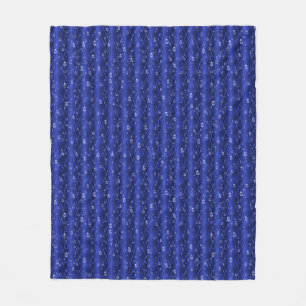 Cobertor De Velo Gotas de chuva em metal azul