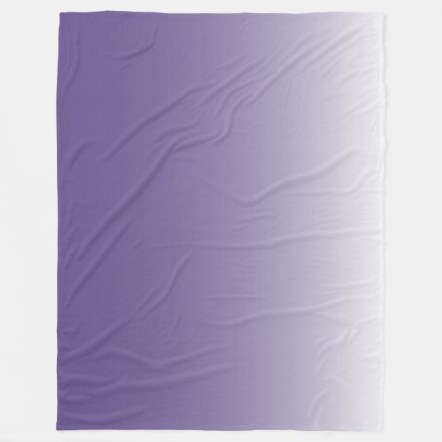 Cobertor De Velo Gradiente de dois tons ombre Ultra Violet (Frente)