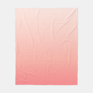 Cobertor De Velo Gradiente rosa pálido e pêssego