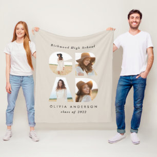 Cobertor De Velo Graduação 4 Foto moderna personalizada branca negr