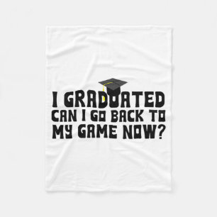 Cobertor De Velo Graduado Posso Voltar Ao Meu Jogo Agora Formando E