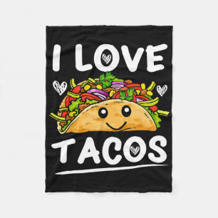 Cobertor De Velo Gráfico 365 Eu Amo Tacos Cinco Tee De Mayo Taco