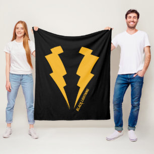 Cobertor De Velo Gráfico Black Lightning Bolts