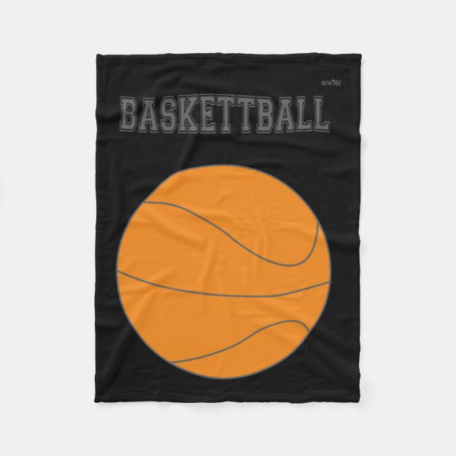 Cobertor De Velo Gráfico de basquete nº 1 (Frente)