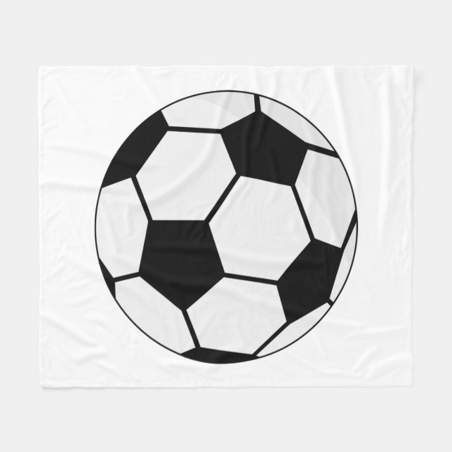 Cobertor De Velo Gráfico de Bola de Futebol Clássico Fã de Esportes (Frente (Horizontal))