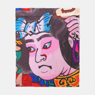 Cobertor De Velo Gráfico de Kiteart Tradicional Japonês,pipa,samur