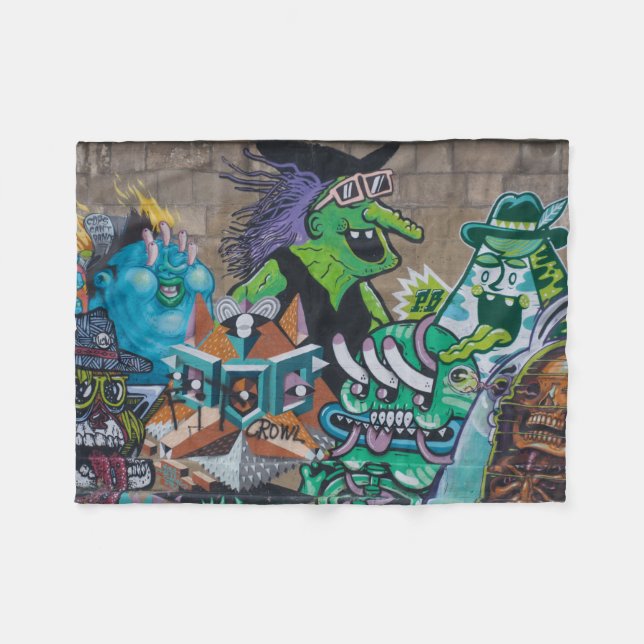 Cobertor De Velo Grafite Weird Wild Witd (Frente (Horizontal))