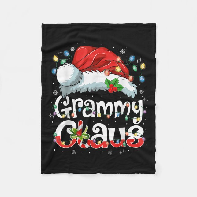 Cobertor De Velo Grammy Claus Xmas Santa Matching Family Christmas  (Frente)