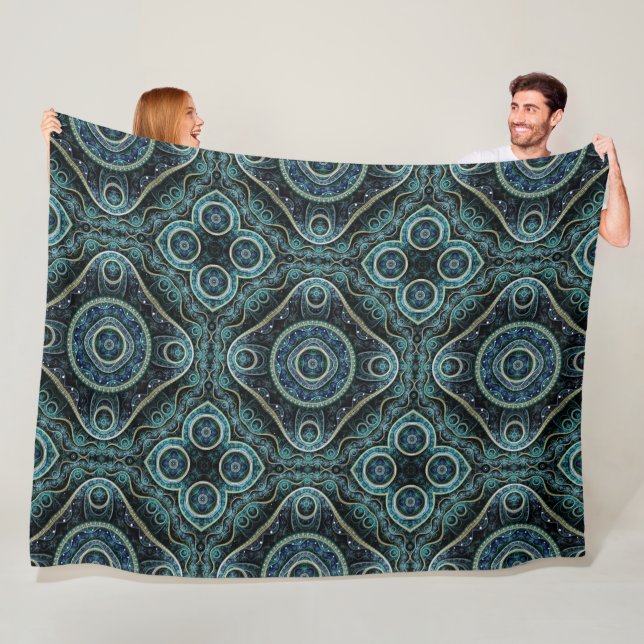 Cobertor De Velo Grand Royal Julian Fractal Mandala Patterno (In Situ)