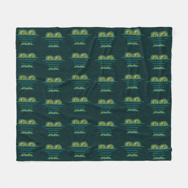 Cobertor De Velo Grande Croc Fleece Blanket (Frente (Horizontal))