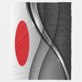 Cobertor De Velo Grande Folheto, moderno, abstrato, vermelho, preto