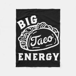 Cobertor De Velo Grande Taco Energy Taco Camisas Para Homens Engraç