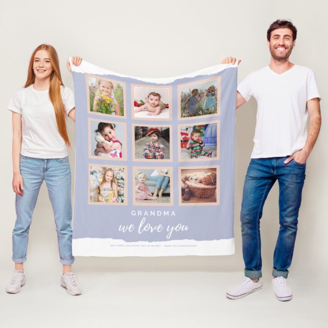 Cobertor De Velo GRANDMA PHOTO GIFTS - Netos de Colagem de Fotos (In Situ)
