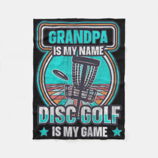 Cobertor De Velo Grandpa Is My Name Disc Golf Is My Game Grandpa Di