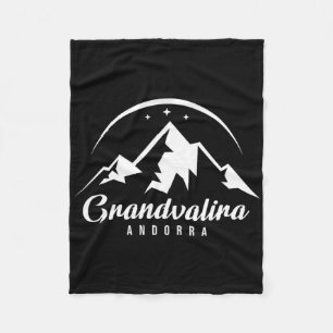 Cobertor De Velo Grandvalira Andorra Ski Resort Esquiando Snowboard