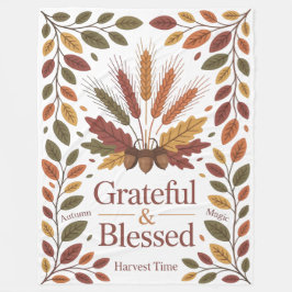 Cobertor De Velo Grateful & blessed stylish Blanket New Home
