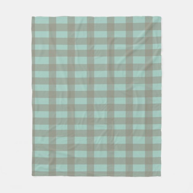 Cobertor De Velo Green Gingham (Frente)