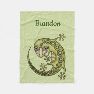 Cobertor De Velo Green Lizard