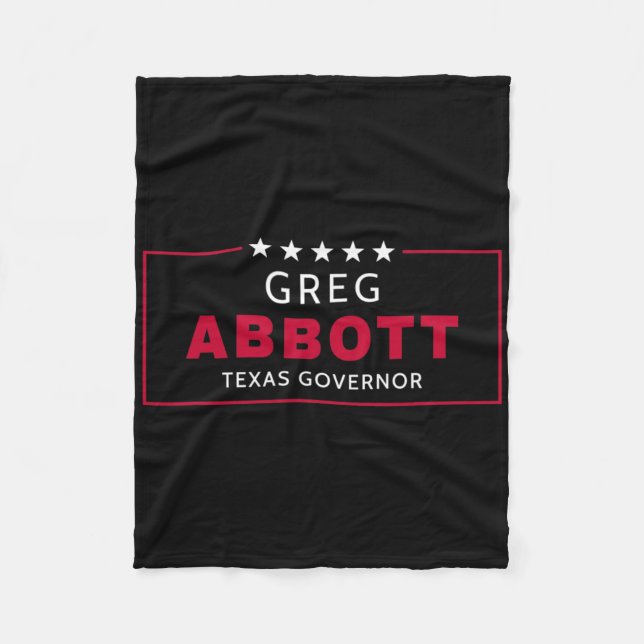 Cobertor De Velo Greg Abbott Election Texas Governor Republican Blu (Frente)