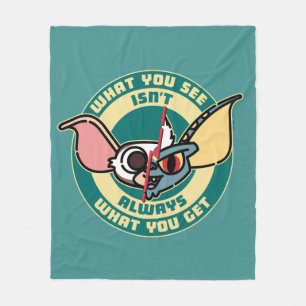 Cobertor De Velo Gremlins O que você vê nem sempre é o que você g