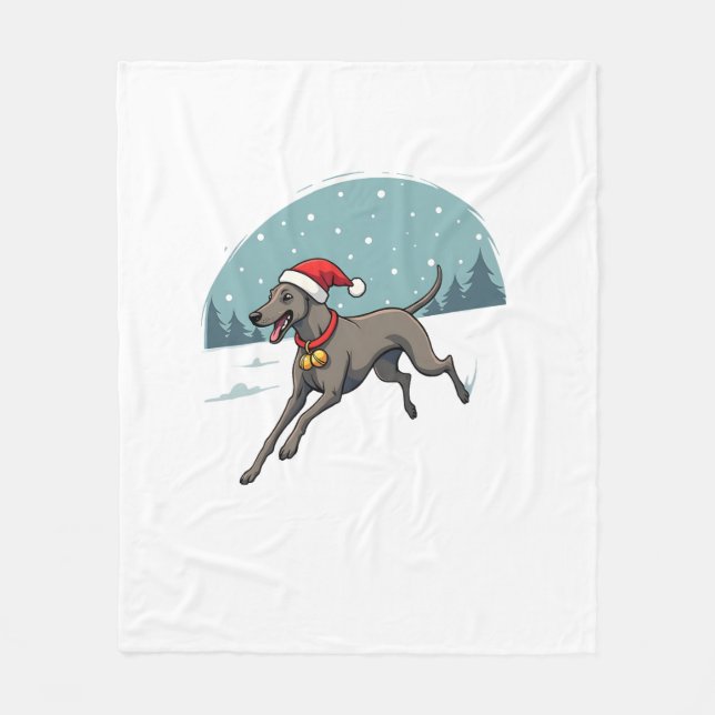 Cobertor De Velo Greyhound Festive Sprint (Frente)
