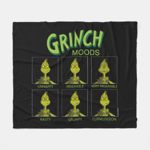 Cobertor De Velo Grinch Gráfico de Humores