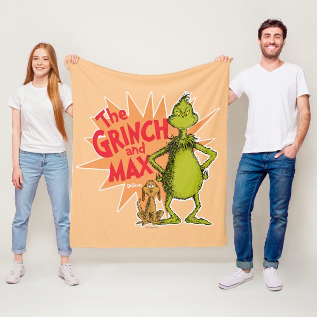 Cobertor De Velo Grinch | Grinch & Max Starburst (In Situ)