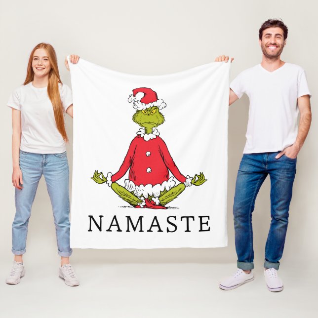 Cobertor De Velo Grinch | Namaste Papai Noel (In Situ)