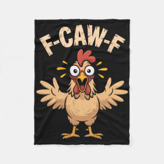 Cobertor De Velo Grito de galinha chocada F-caw-f Vibe engraçado Ca