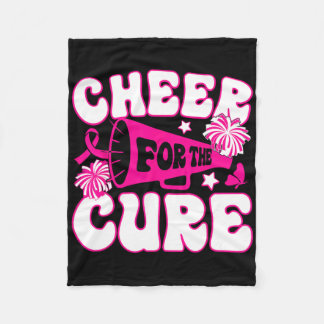 Cobertor De Velo Groovy Alegre Por Uma Consciência Do Cancer Da Mam