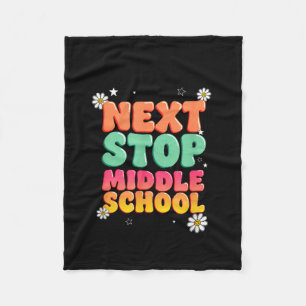 Cobertor De Velo Groovy próximo parada ensino médio retro graduação