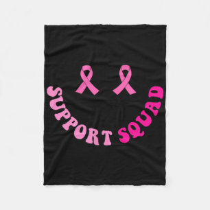 Cobertor De Velo Groovy Support Squad Breast Cancer Sensibilização 