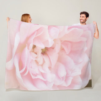 Cobertor De Velo grosse Fleecedecke "Roses", rosa