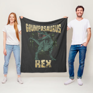 Cobertor De Velo Grumpasaurus Rex Dinossaur T Rex Avô