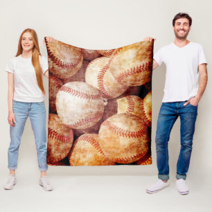 Cobertor De Velo Grunge Dirty Vintage Vestido Baseball Sport Balls
