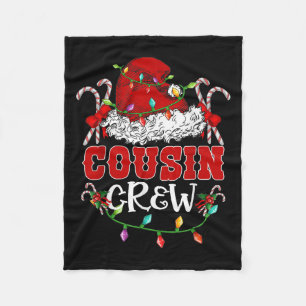 Cobertor De Velo Grupo Familiar de Cousin Crew Correspondendo às Lu