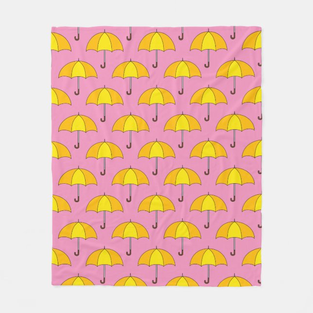 Cobertor De Velo Guarda-chuva Amarelo (Frente)