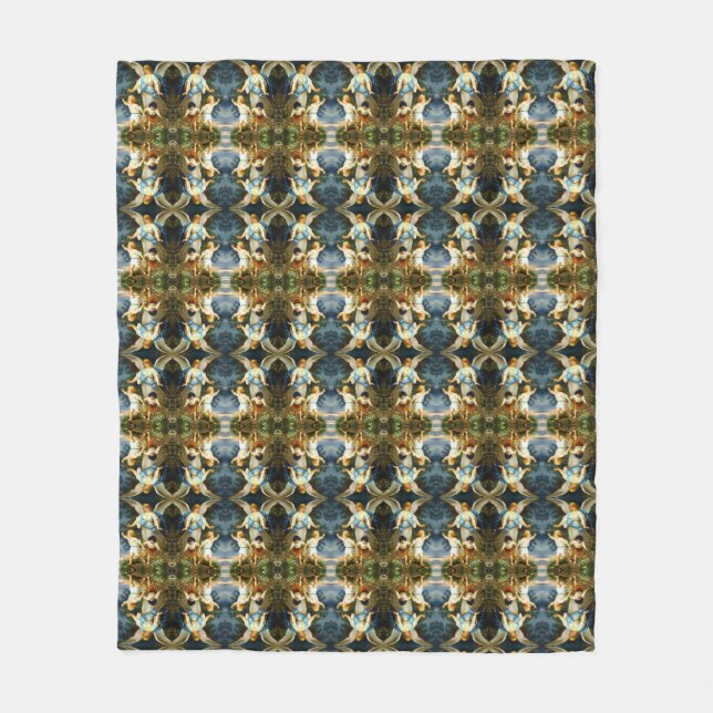 Cobertor De Velo GUARDIAN ANGEL Bernhard Plockhorst 1886 Fleece Bla (Frente)