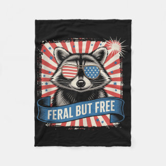 Cobertor De Velo Guaxinim Feral Mas Livre De 4 De Julho Lixo Panda 